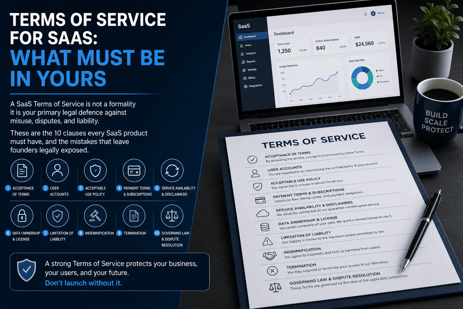 Terms of Service for SaaS: What Must Be in Yours
