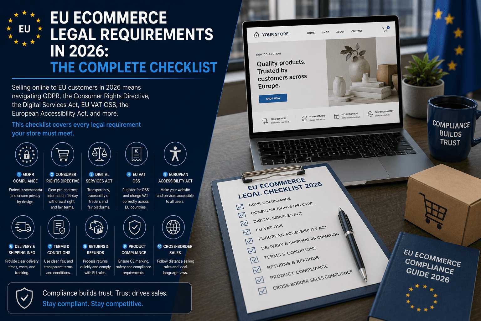 EU eCommerce Legal Requirements in 2026: The Complete Checklist